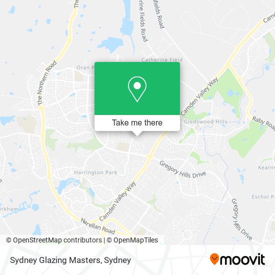 Sydney Glazing Masters map