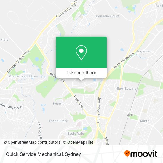 Quick Service Mechanical map