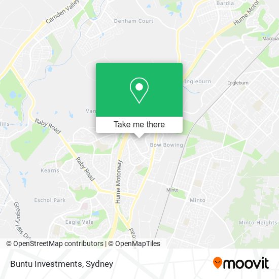 Buntu Investments map