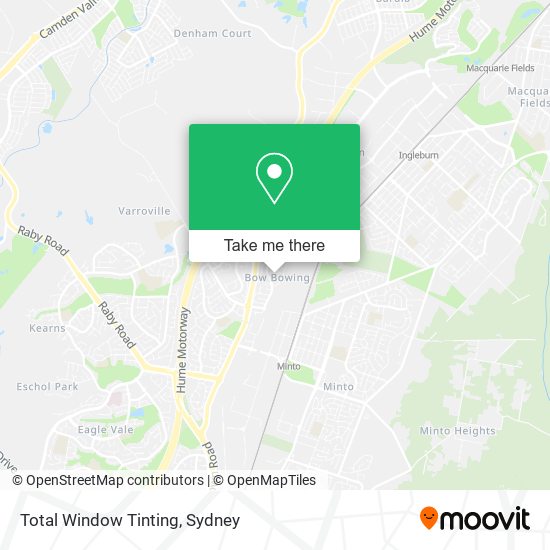 Total Window Tinting map