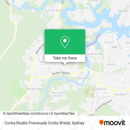 Corby.Studio Previously Corby Bridal map
