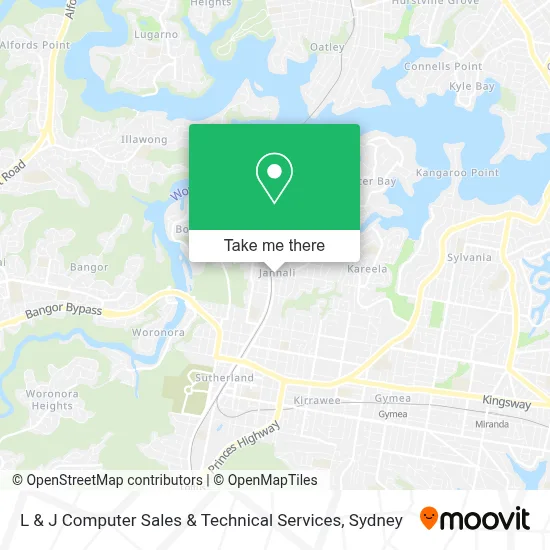 Mapa L & J Computer Sales & Technical Services