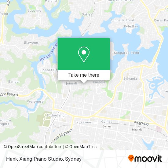 Hank Xiang Piano Studio map