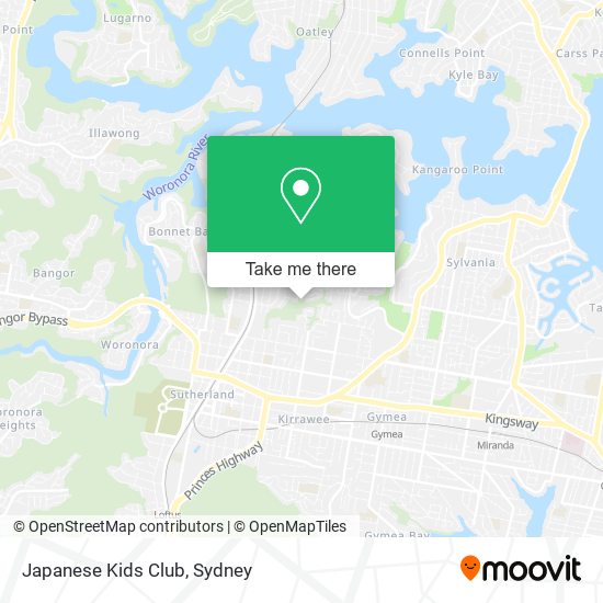 Japanese Kids Club map