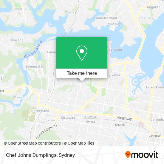 Chef Johns Dumplings map