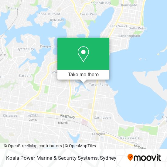 Mapa Koala Power Marine & Security Systems