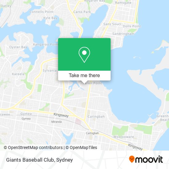 Giants Baseball Club map