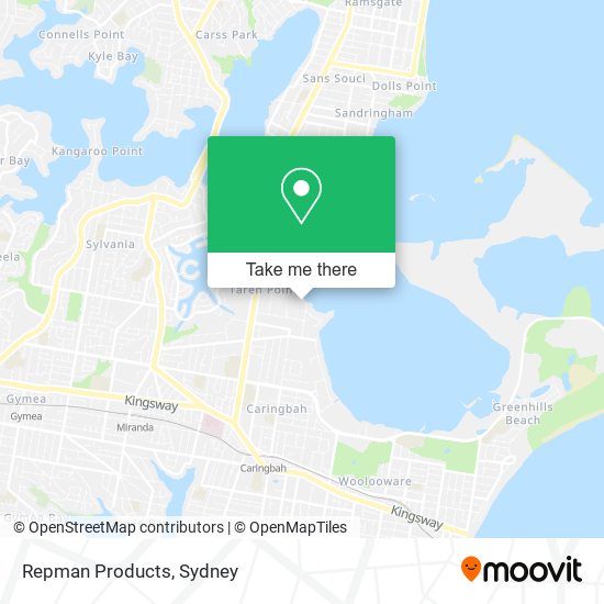 Repman Products map