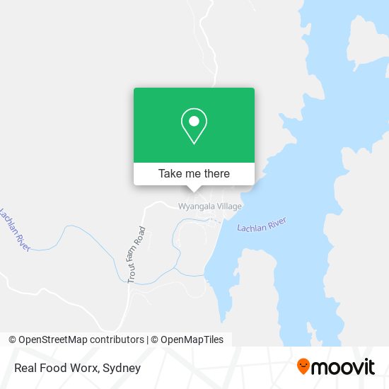 Real Food Worx map