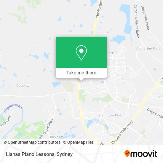 Lianas Piano Lessons map