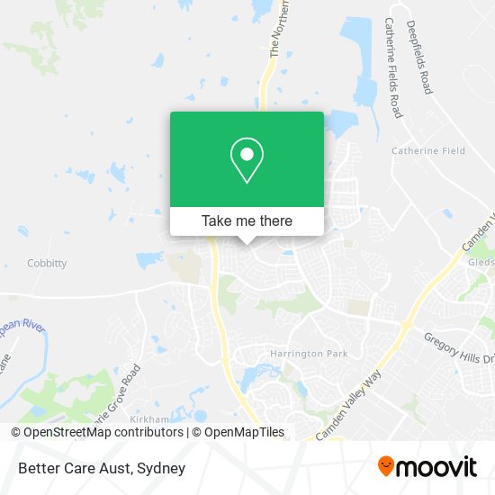 Better Care Aust map