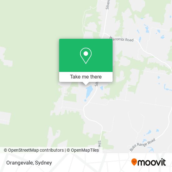Orangevale map