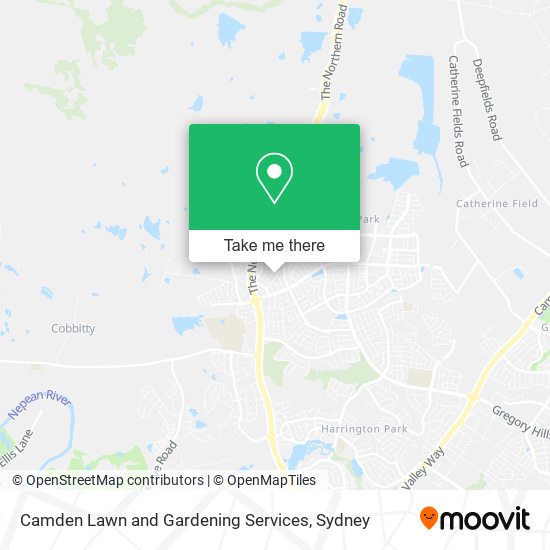 Camden Lawn and Gardening Services map