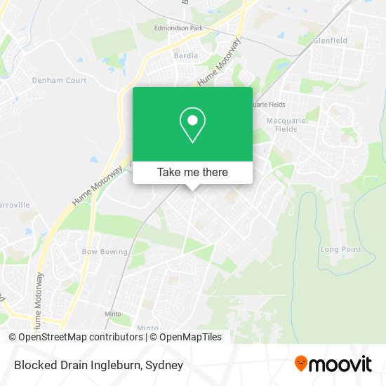 Mapa Blocked Drain Ingleburn