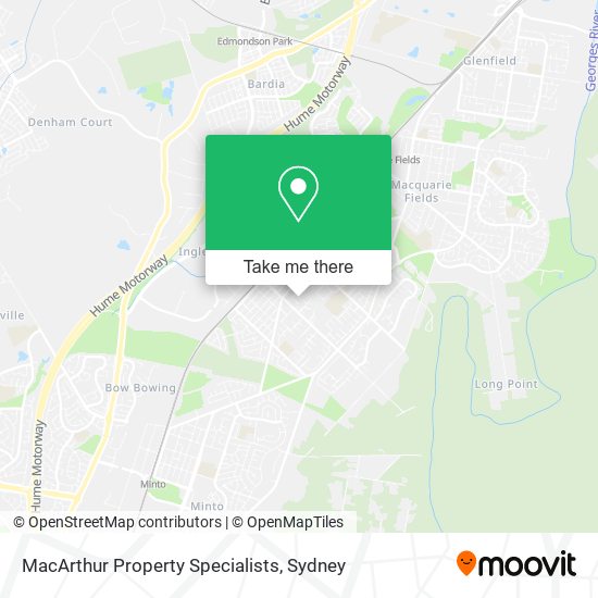 MacArthur Property Specialists map