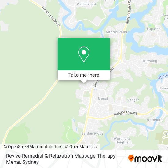 Revive Remedial & Relaxation Massage Therapy Menai map