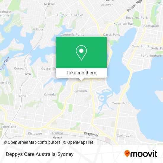 Deppys Care Australia map