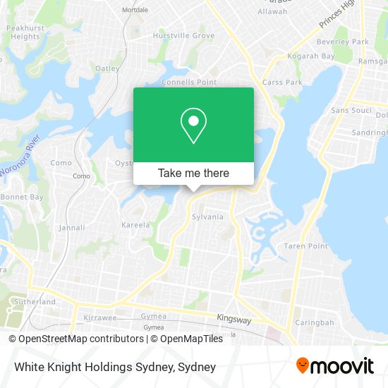 Mapa White Knight Holdings Sydney