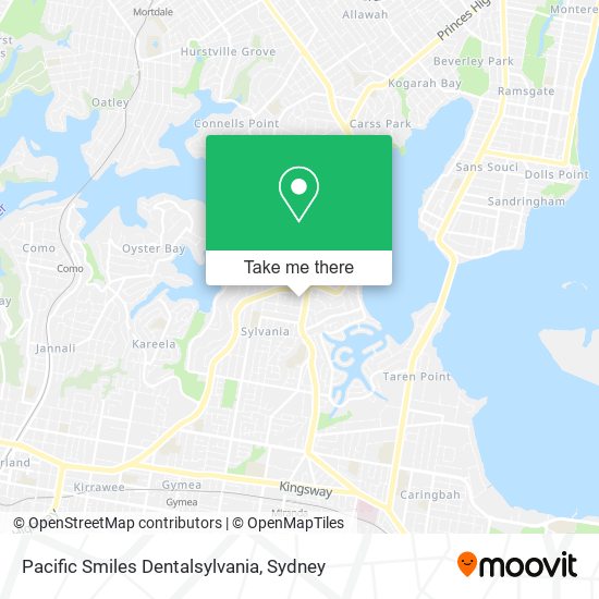 Pacific Smiles Dentalsylvania map