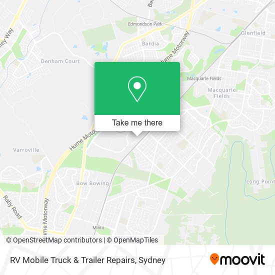 RV Mobile Truck & Trailer Repairs map