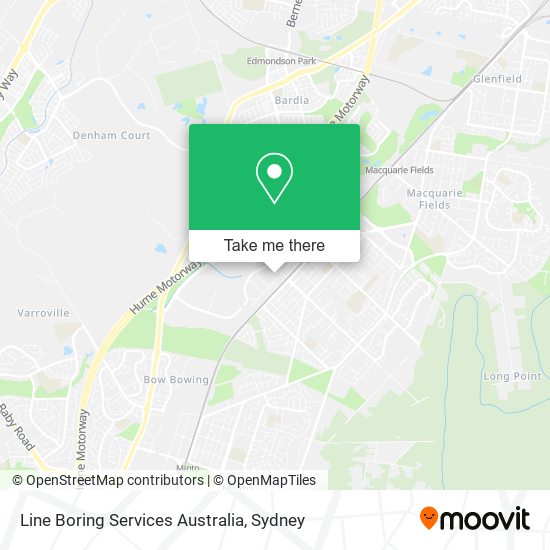 Line Boring Services Australia map