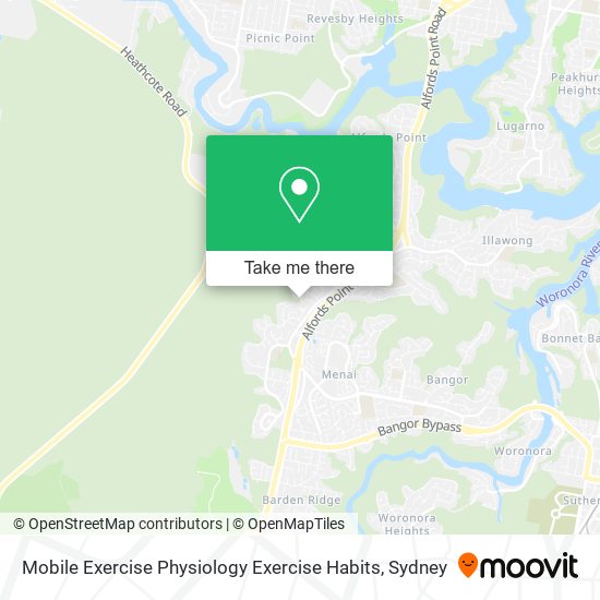 Mobile Exercise Physiology Exercise Habits map