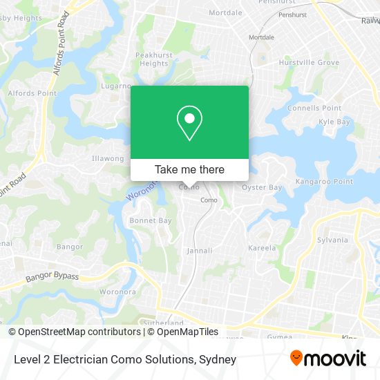 Level 2 Electrician Como Solutions map