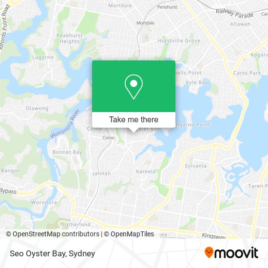 Mapa Seo Oyster Bay