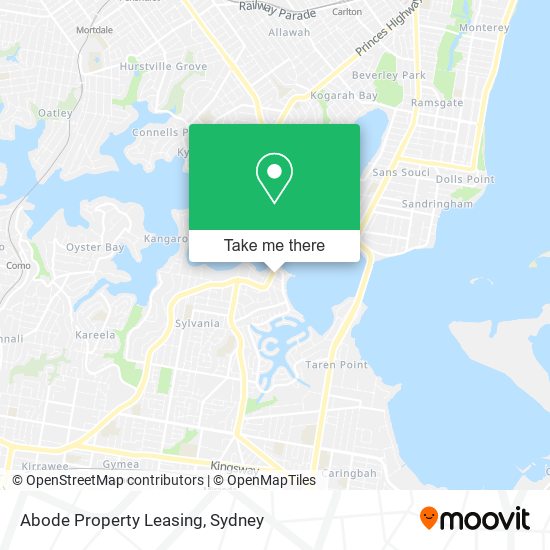 Abode Property Leasing map