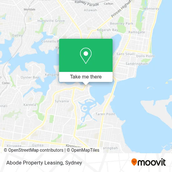Mapa Abode Property Leasing