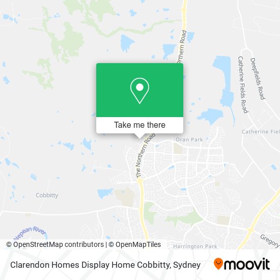 Mapa Clarendon Homes Display Home Cobbitty