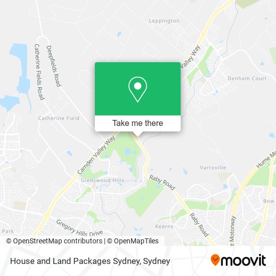 House and Land Packages Sydney map