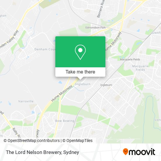 The Lord Nelson Brewery map