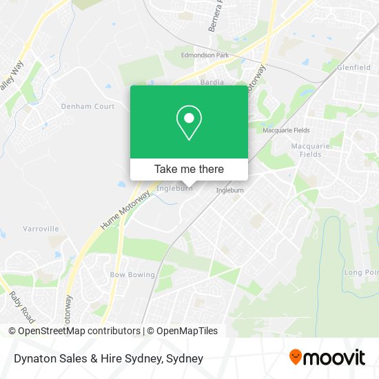 Dynaton Sales & Hire Sydney map