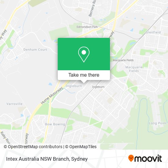 Mapa Intex Australia NSW Branch