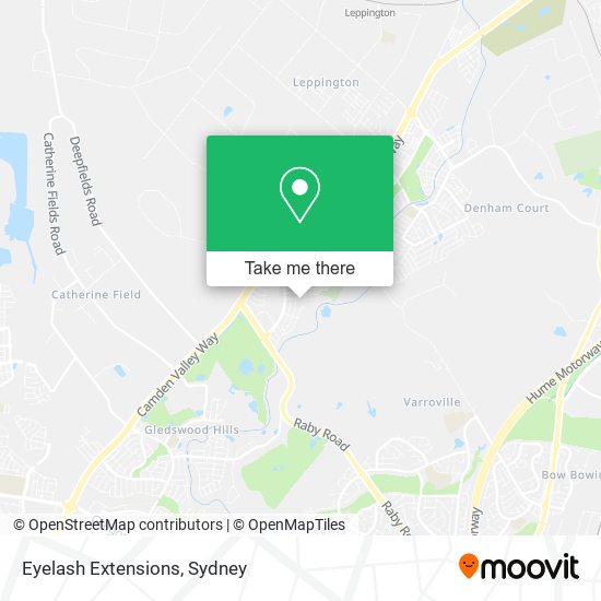 Eyelash Extensions map