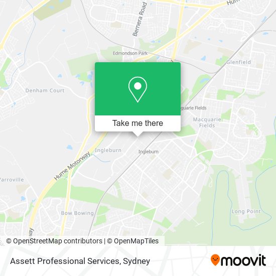 Assett Professional Services map