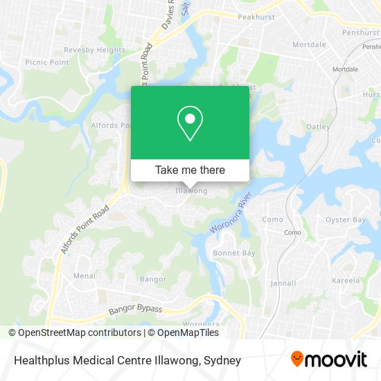 Healthplus Medical Centre Illawong map