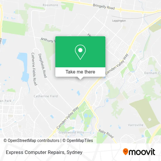 Express Computer Repairs map