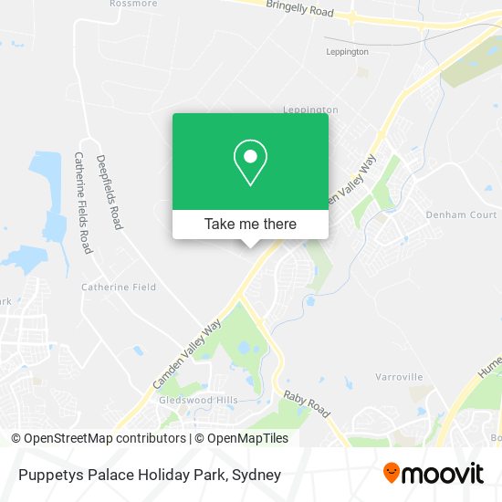 Puppetys Palace Holiday Park map