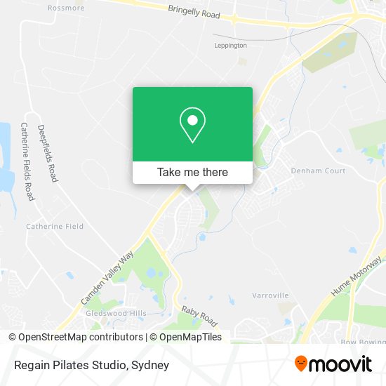 Regain Pilates Studio map