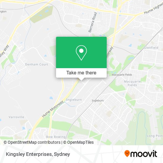 Kingsley Enterprises map