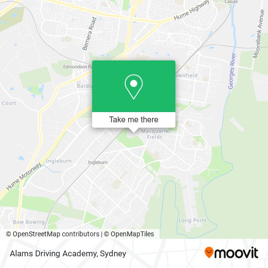 Mapa Alams Driving Academy