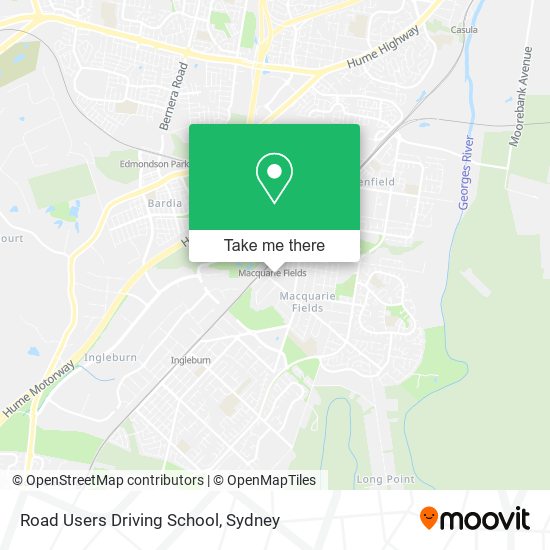 Mapa Road Users Driving School