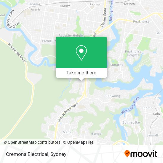 Cremona Electrical map