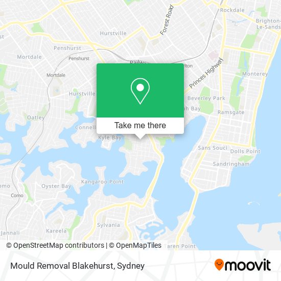 Mould Removal Blakehurst map