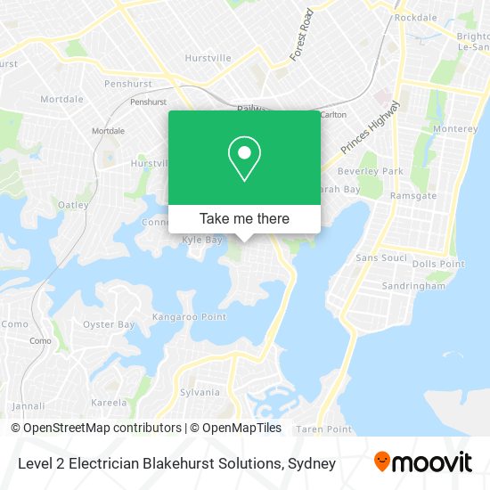 Level 2 Electrician Blakehurst Solutions map