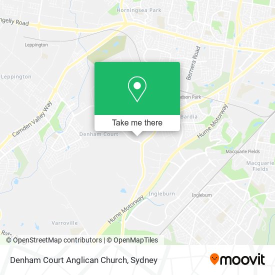 Denham Court Anglican Church map