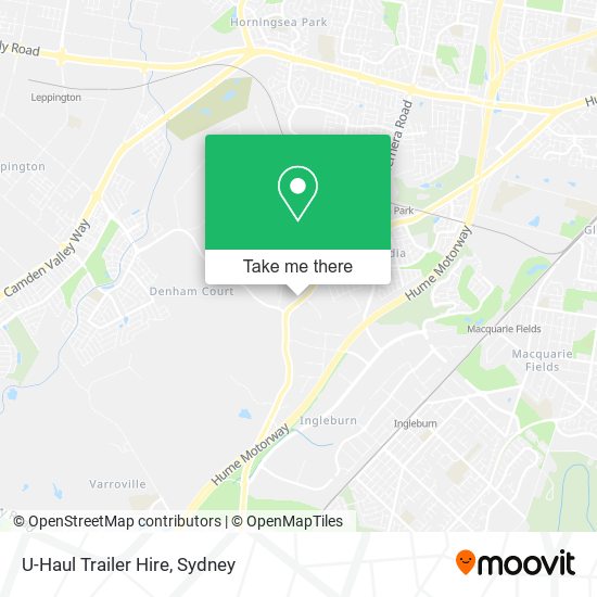 U-Haul Trailer Hire map