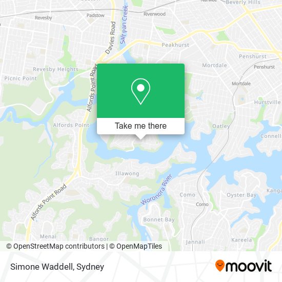 Simone Waddell map